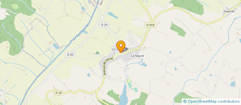 localisation de l'entreprise MONSIEUR FRANCIS DESQUINES  VAZERAC