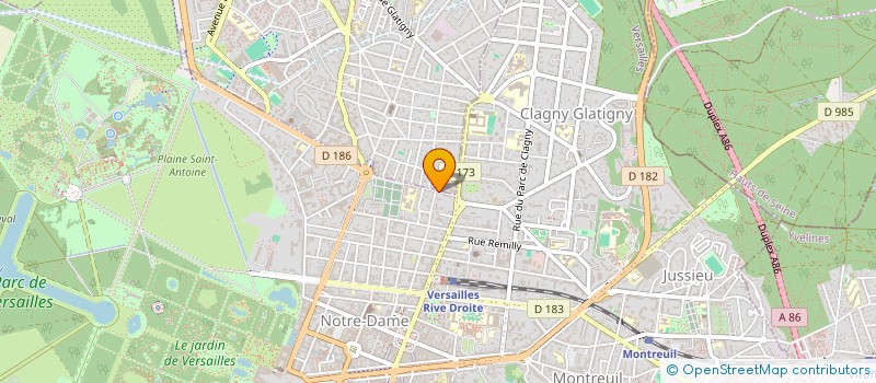 localisation de l'entreprise MONSIEUR FRANCIS DIAMANT-BERGER à VERSAILLES