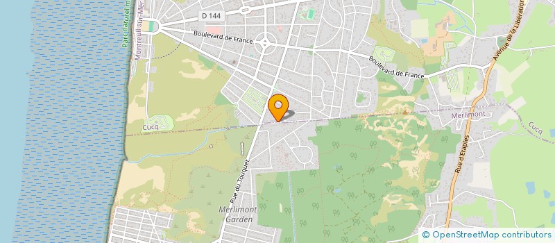 localisation de l'entreprise MONSIEUR FRANCIS DIBERNARDO  CUCQ