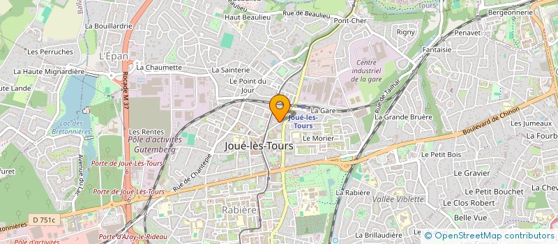 localisation de l'entreprise MONSIEUR FRANCIS DINANE à JOUE-LES-TOURS
