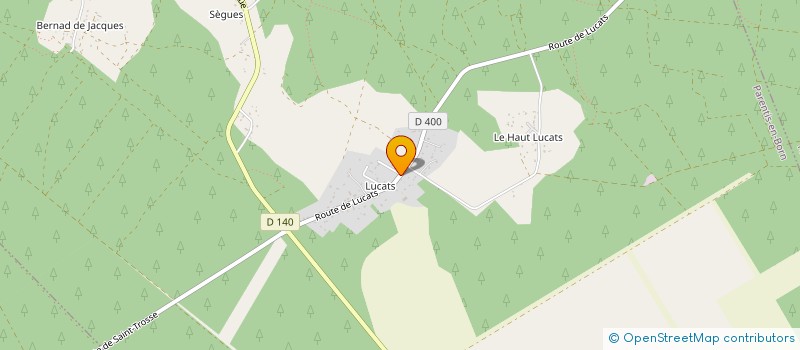 localisation de l'entreprise MONSIEUR FRANCIS DONIS à PARENTIS EN BORN