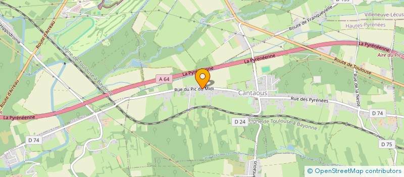 localisation de l'entreprise MONSIEUR FRANCIS DOUCINET  CANTAOUS