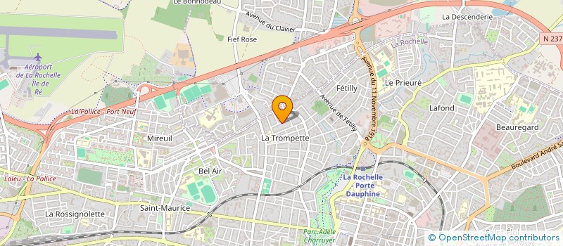 localisation de l'entreprise MONSIEUR FRANCIS DRAILLARD  LA ROCHELLE