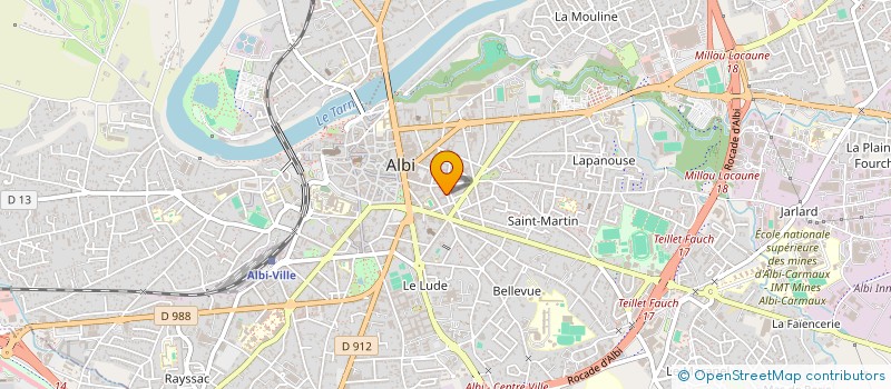 localisation de l'entreprise MONSIEUR FRANCIS DUBOIS à ALBI
