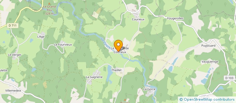 localisation de l'entreprise MONSIEUR FRANCIS DUBREUIL à SAINT-PARDOUX-LE-LAC