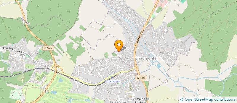 localisation de l'entreprise MONSIEUR FRANCIS DUBUS  CHAUMONTEL