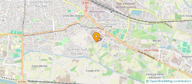 localisation de l'entreprise MONSIEUR FRANCIS DUCROS à AVIGNON
