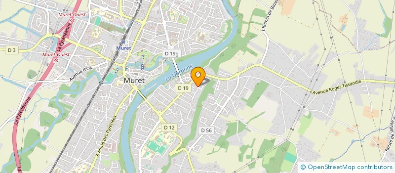 localisation de l'entreprise MONSIEUR FRANCIS DUFFAUT  MURET