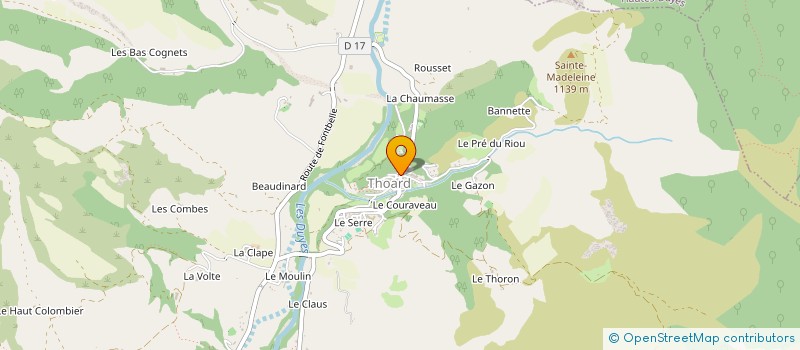 localisation de l'entreprise MONSIEUR FRANCIS DUFOSSEZ  THOARD