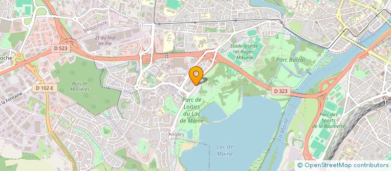 localisation de l'entreprise MONSIEUR FRANCIS DUFRANC à ANGERS