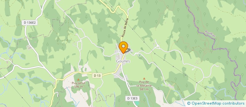 localisation de l'entreprise MONSIEUR FRANCIS DUMAIS  GOULLES