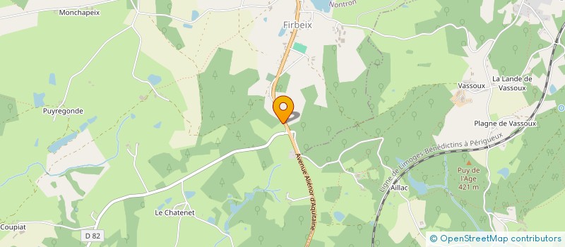 localisation de l'entreprise MONSIEUR FRANCIS DUNHAM  FIRBEIX