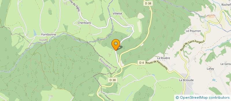 localisation de l'entreprise MONSIEUR FRANCIS DUPERRAY  VILLECHENEVE