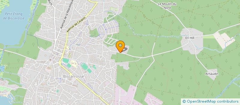 localisation de l'entreprise MONSIEUR FRANCIS DUPUY  BISCARROSSE