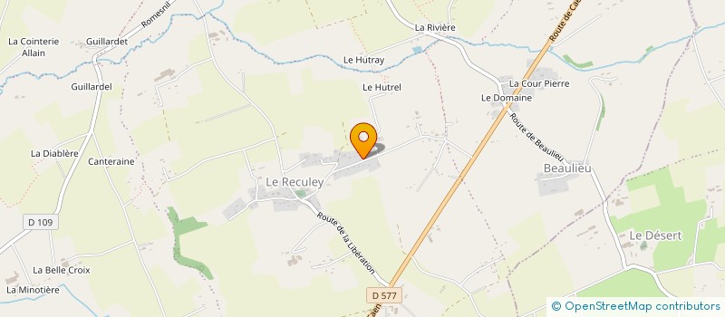 localisation de l'entreprise MONSIEUR FRANCIS DURAND  SOULEUVRE EN BOCAGE