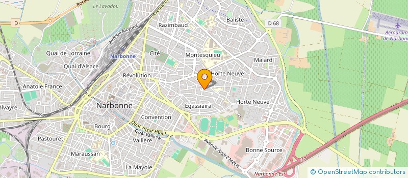 localisation de l'entreprise MONSIEUR FRANCIS DURAND  NARBONNE