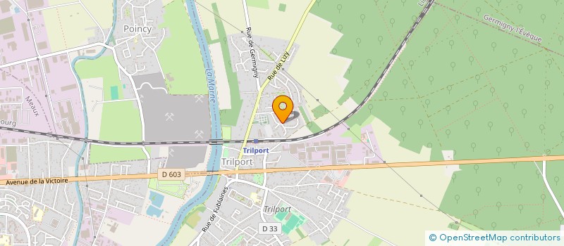 localisation de l'entreprise MONSIEUR FRANCIS DUVAL  TRILPORT