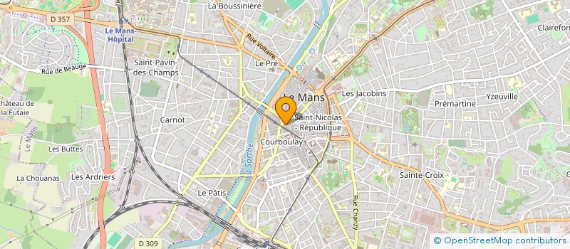 localisation de l'entreprise MONSIEUR FRANCIS EDELIN à LE MANS