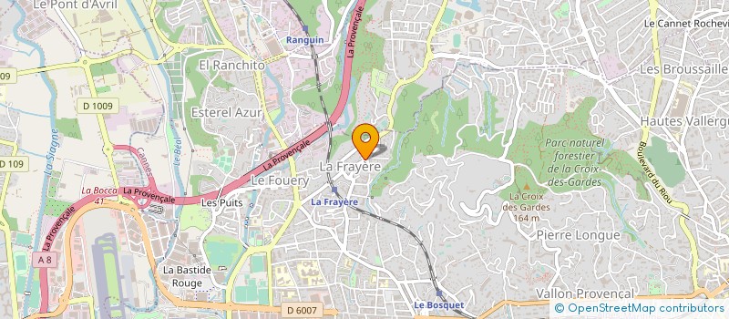 localisation de l'entreprise MONSIEUR FRANCIS EINAUDI à CANNES