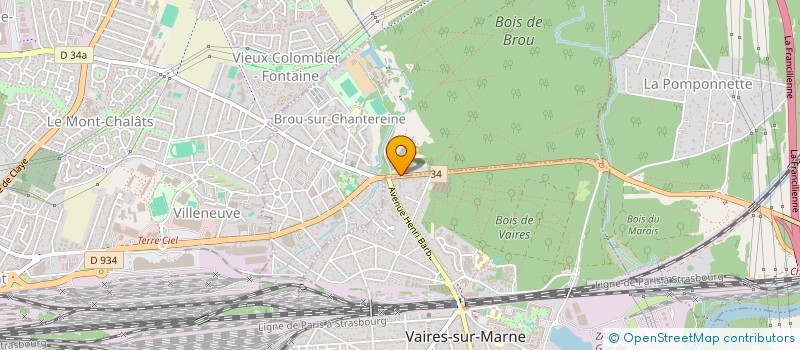 localisation de l'entreprise MONSIEUR FRANCIS EL HOKAYEM  BROU-SUR-CHANTEREINE