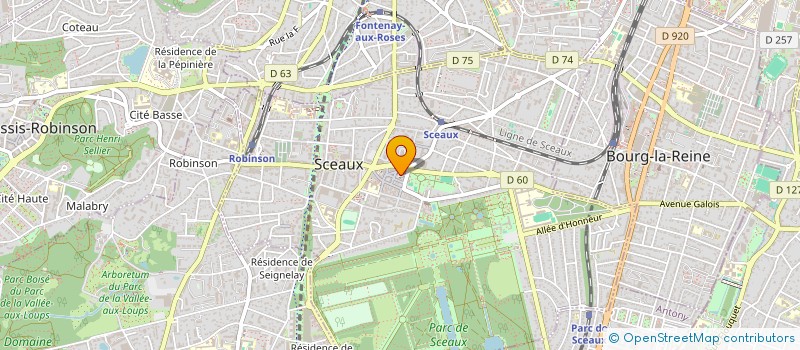 localisation de l'entreprise MONSIEUR FRANCIS ENDJINGBOMA à SCEAUX