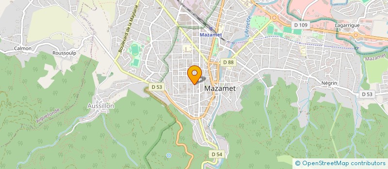 localisation de l'entreprise MONSIEUR FRANCIS ESTRABAUD  MAZAMET