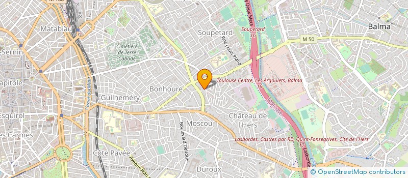 localisation de l'entreprise MONSIEUR FRANCIS EYSSAUTIER à TOULOUSE