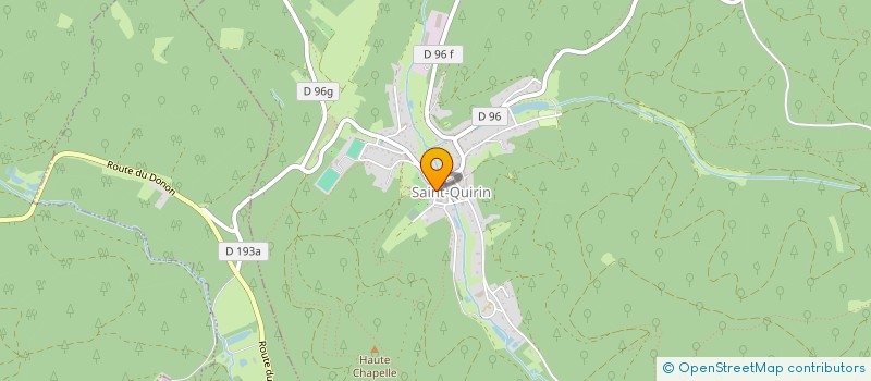 localisation de l'entreprise MONSIEUR FRANCIS FABER  SAINT-QUIRIN