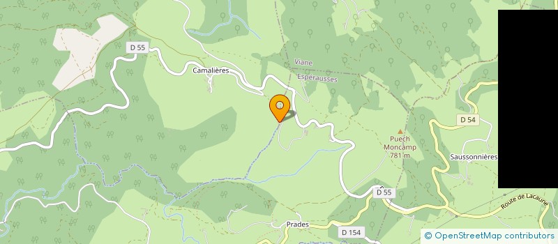 localisation de l'entreprise MONSIEUR FRANCIS FABRE  LACAZE