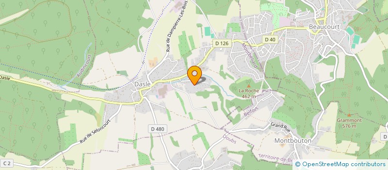 localisation de l'entreprise MONSIEUR FRANCIS FACCINI  DASLE