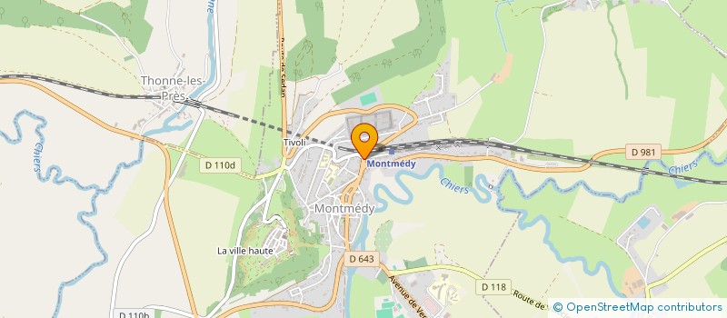 localisation de l'entreprise MONSIEUR FRANCIS FANTONI à MONTMEDY