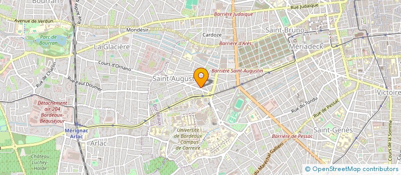 localisation de l'entreprise MONSIEUR FRANCIS FAURT à BORDEAUX