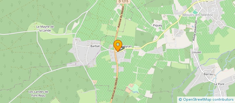 localisation de l'entreprise MONSIEUR FRANCIS FERNANDEZ  MOULIS-EN-MEDOC