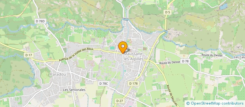 localisation de l'entreprise MONSIEUR FRANCIS FERRER  MAUSSANE-LES-ALPILLES