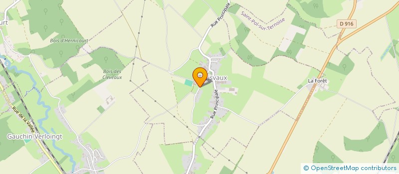 localisation de l'entreprise MONSIEUR FRANCIS FLAHAUT  TROISVAUX