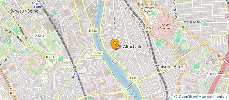 localisation de l'entreprise MONSIEUR FRANCIS FLEURISSON à ALFORTVILLE