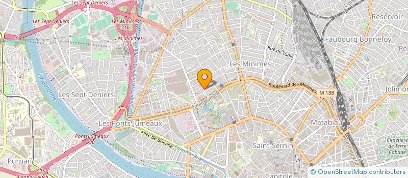 localisation de l'entreprise MONSIEUR FRANCIS FOLETTI  TOULOUSE