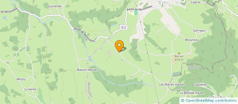 localisation de l'entreprise MONSIEUR FRANCIS FORESTIER  FELZINS