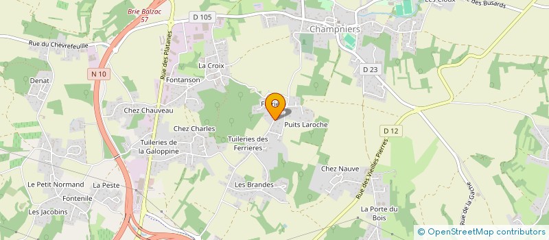 localisation de l'entreprise MONSIEUR FRANCIS FORT à CHAMPNIERS