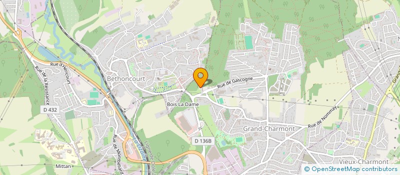 localisation de l'entreprise MONSIEUR FRANCIS FOSTINELLI  GRAND-CHARMONT