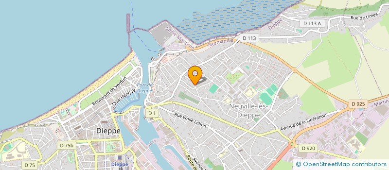 localisation de l'entreprise MONSIEUR FRANCIS FOULDRIN  DIEPPE