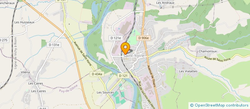 localisation de l'entreprise MONSIEUR FRANCIS FOURNIER à SAINT-YORRE