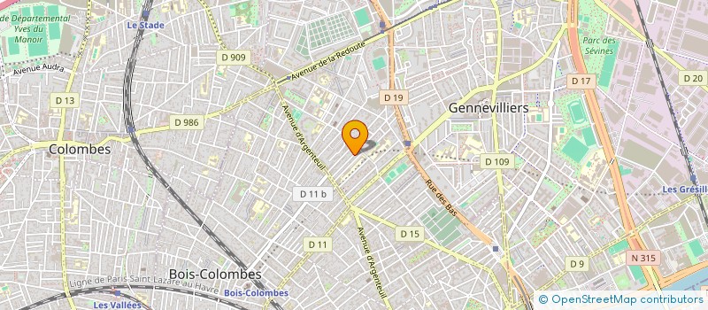 localisation de l'entreprise MONSIEUR FRANCIS-GAEL GROMMIER à ASNIERES-SUR-SEINE