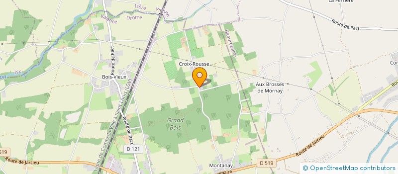 localisation de l'entreprise MONSIEUR FRANCIS GAGLIARDI  LAPEYROUSE-MORNAY