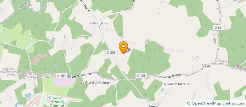 localisation de l'entreprise MONSIEUR FRANCIS GALLET à SAUVIGNAC