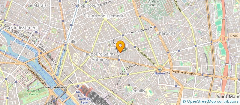 localisation de l'entreprise MONSIEUR FRANCIS GALLOIS MONTBRUN  PARIS