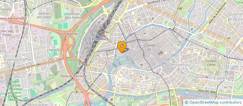 localisation de l'entreprise MONSIEUR FRANCIS GALLUSER  STRASBOURG