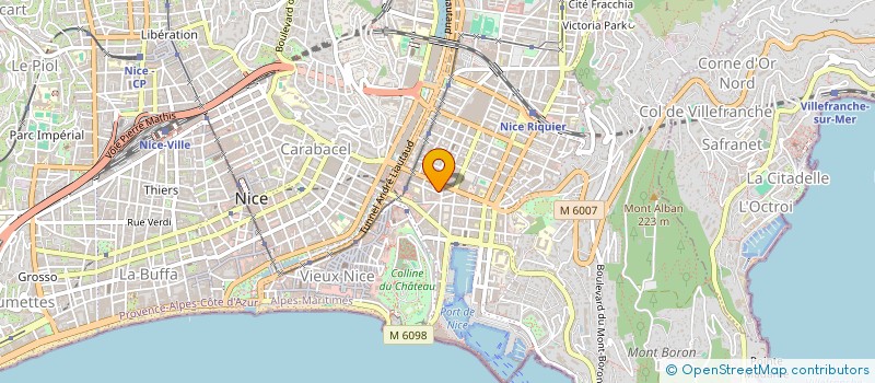 localisation de l'entreprise MONSIEUR FRANCIS GAMBA  NICE