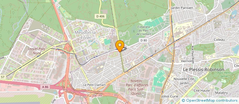 localisation de l'entreprise MONSIEUR FRANCIS GARCIA à CLAMART