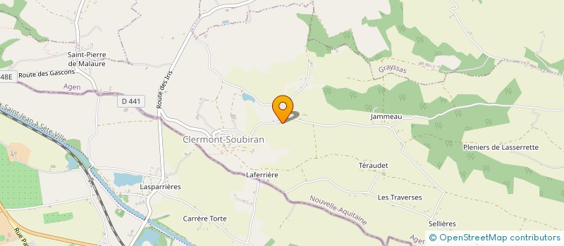 localisation de l'entreprise MONSIEUR FRANCIS GARDES  GRAYSSAS